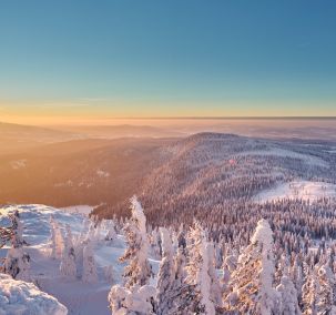 Aussicht und Bergwelt