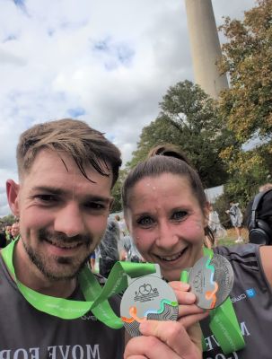 21 Kilometer, jede Menge Motivation und ein richti ...