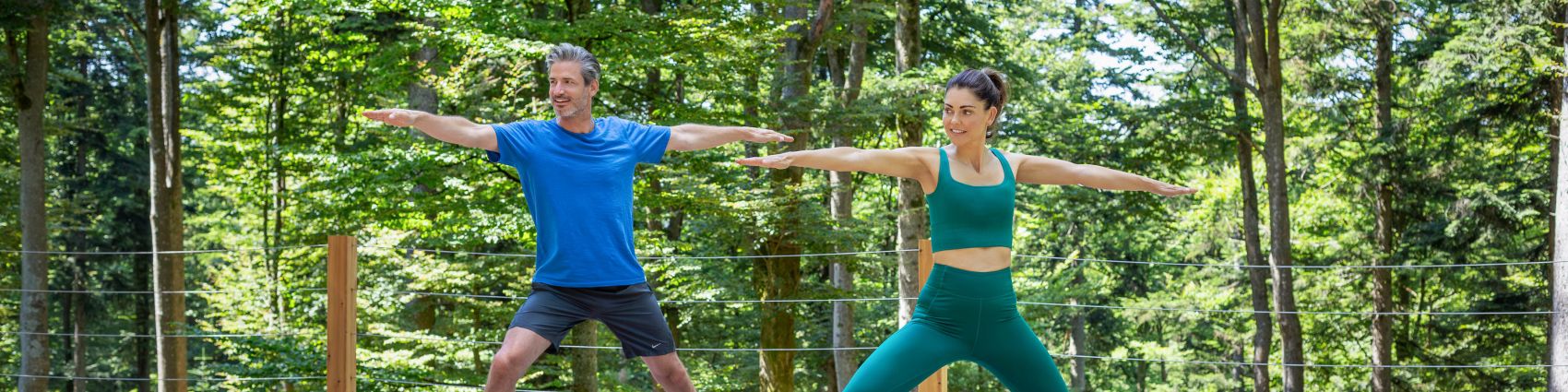 Yoga im WaldSpa des Wellness und Naturresort Reischlhof